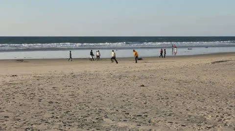 Fun on the beach Stockbeeldmateriaal 11115556