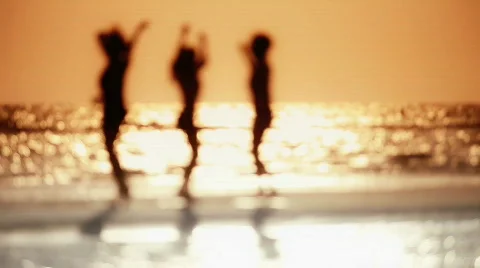 Fun Beach Lifestyle Stock Footage 729632