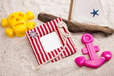 Fun on the beach Stock Photos