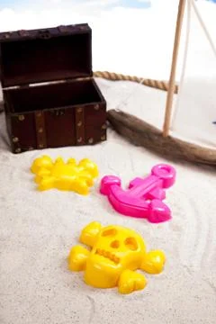 Fun on the beach Stock Photos