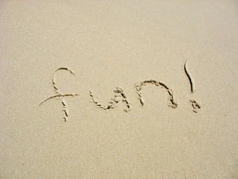 Fun at the Beach Stock Photos