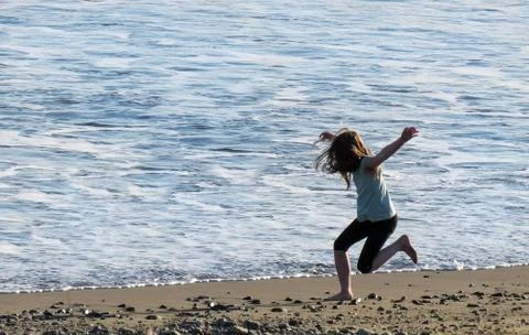 Fun on the Beach Foto stock