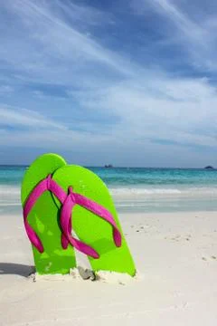 Fun on the beach Stock Photos