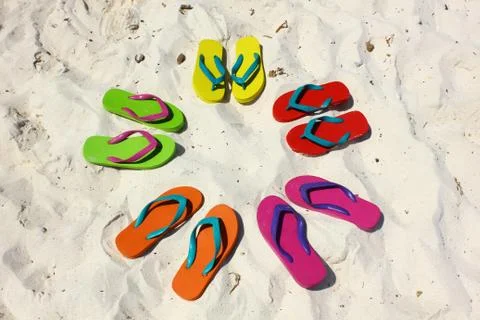 Fun on the beach Stock Photos