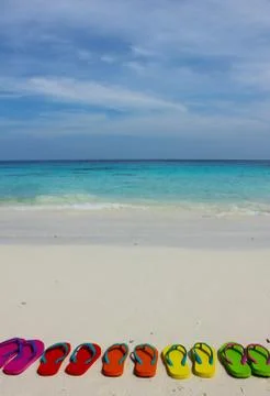 Fun on the beach Stock Photos