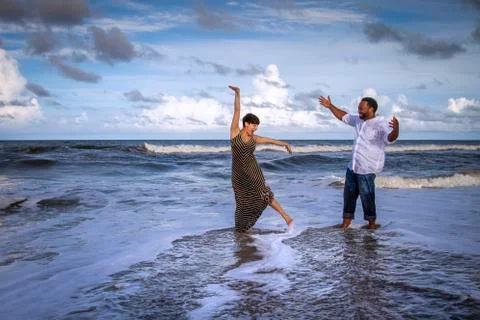 Fun at the Beach Stock Photos
