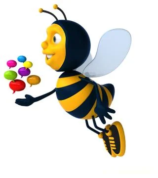 Fun bee 스톡 일러스트