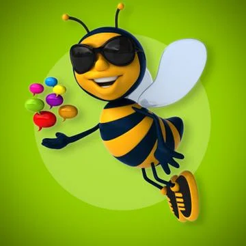 Fun bee 스톡 일러스트