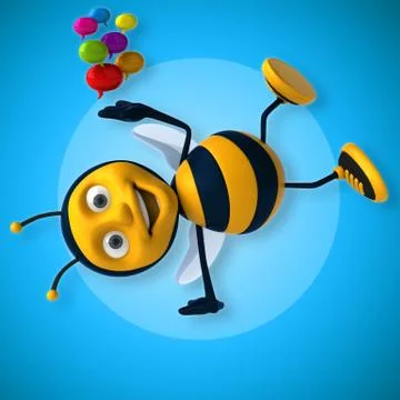 Fun bee 스톡 일러스트