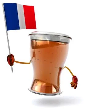 Fun beer Stock Illustration