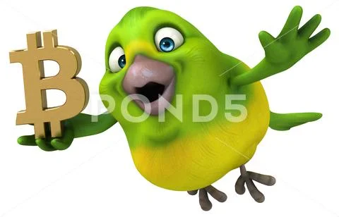 Fun Bird - 3D Illustration