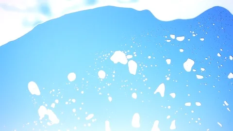 Fun blue paint background Stock Footage 102733745