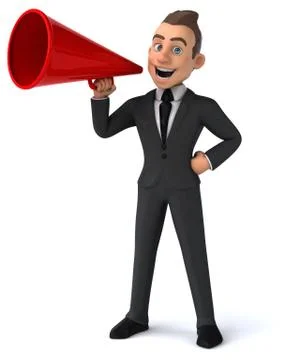 Fun businessman Stock Illustration