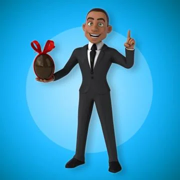 Fun businessman Illustrazione stock