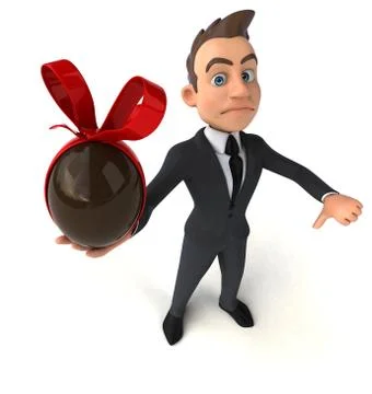 Fun businessman Illustrazione stock