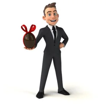 Fun businessman Illustrazione stock