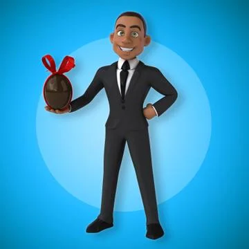 Fun businessman Illustrazione stock