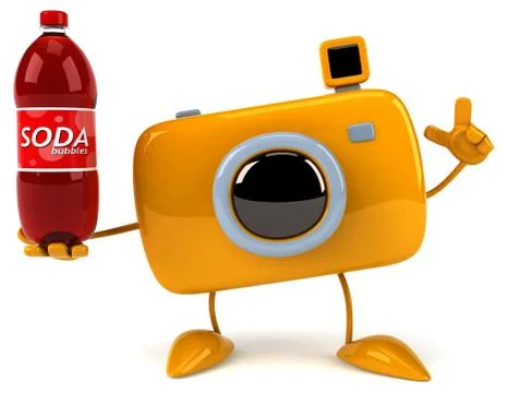 Fun camera Stock Illustration