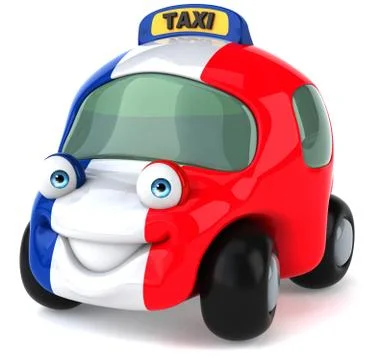 Fun car Illustrazione stock