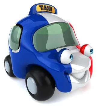 Fun car Illustrazione stock