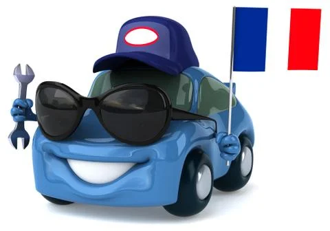 Fun car Stock Illustration