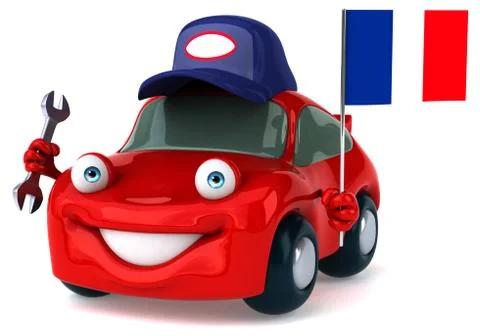 Fun car 스톡 일러스트