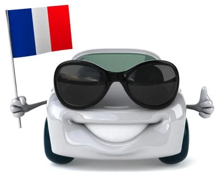 Fun car Illustrazione stock