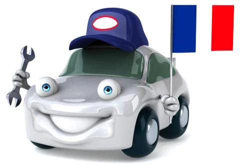 Fun car Ilustración de archivo