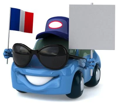 Fun car Ilustración de archivo