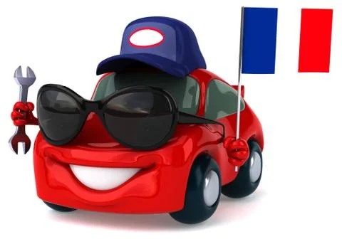 Fun car Ilustración de archivo