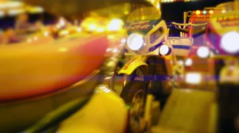 Fun cars  Stock Footage 1340471