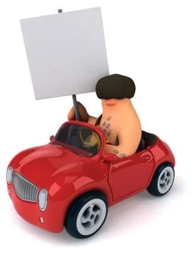 Fun caveman Stock Illustration