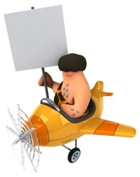 Fun caveman Stock Illustration