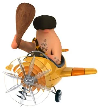 Fun caveman Stock Illustration