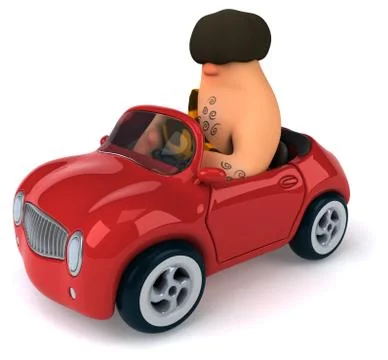 Fun caveman Stock Illustration
