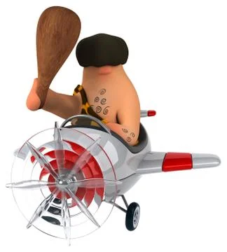Fun caveman Stock Illustration