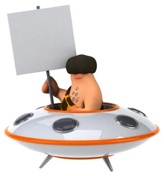 Fun caveman Stock Illustration