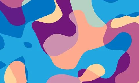 Fun colorful abstract background in doodle style. Simple playful design wit.. Stock Illustration