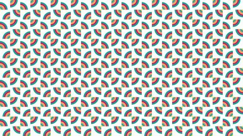 Fun colorful seamless pattern. Creative minimalist style abstract background Stock Illustration