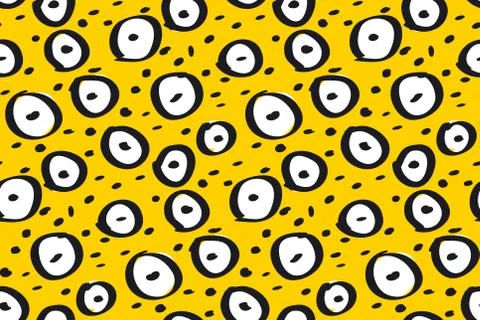Fun contrast simple dynamic seamless pattern Stock Illustration