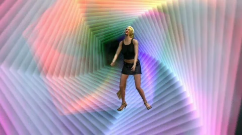 Fun Dancer Stock Footage