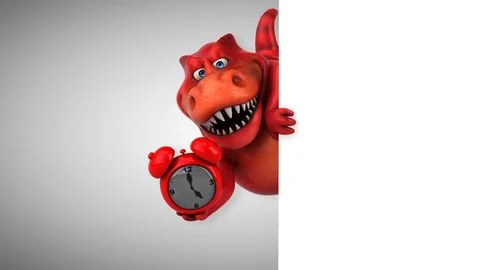 Fun dino - 3D Animation Stock Footage 74260269