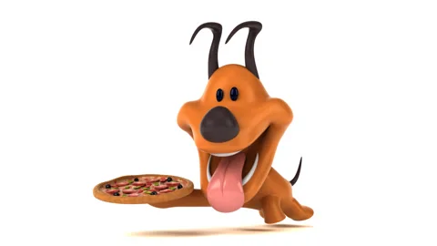 Fun dog - 3D Animation | Stock Video | Pond5