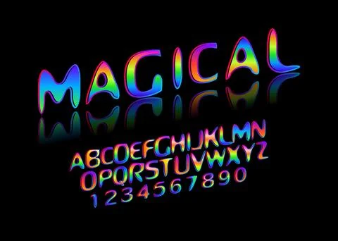 Fun english alphabet Stock Illustration