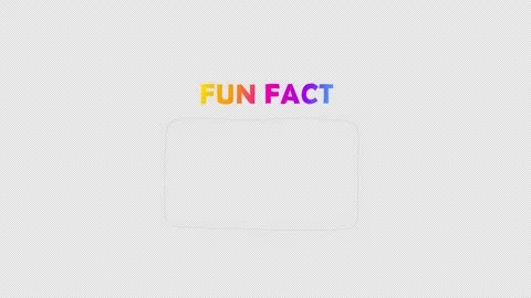 Fun fact animation with copy space and frame. Gradient color. Stock Footage 156004079