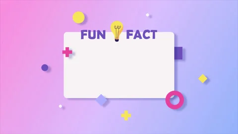 Fun fact banner animation. Light bulb symbol. gradient abstract background Stock Footage 170388065