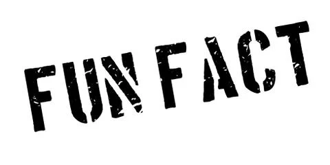 Fun Fact rubber stamp Illustrazione stock