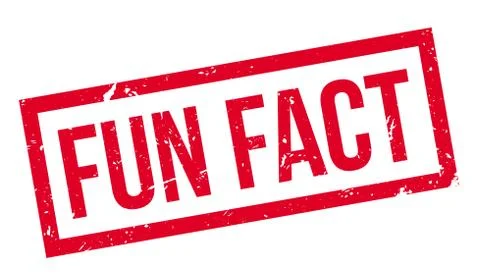 Fun Fact rubber stamp Illustrazione stock