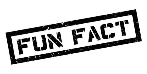 Fun Fact rubber stamp 스톡 일러스트