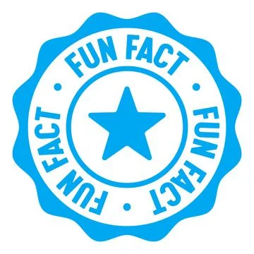 Fun fact seal badge. fun fact label sticker. Vector sign Stock Illustration